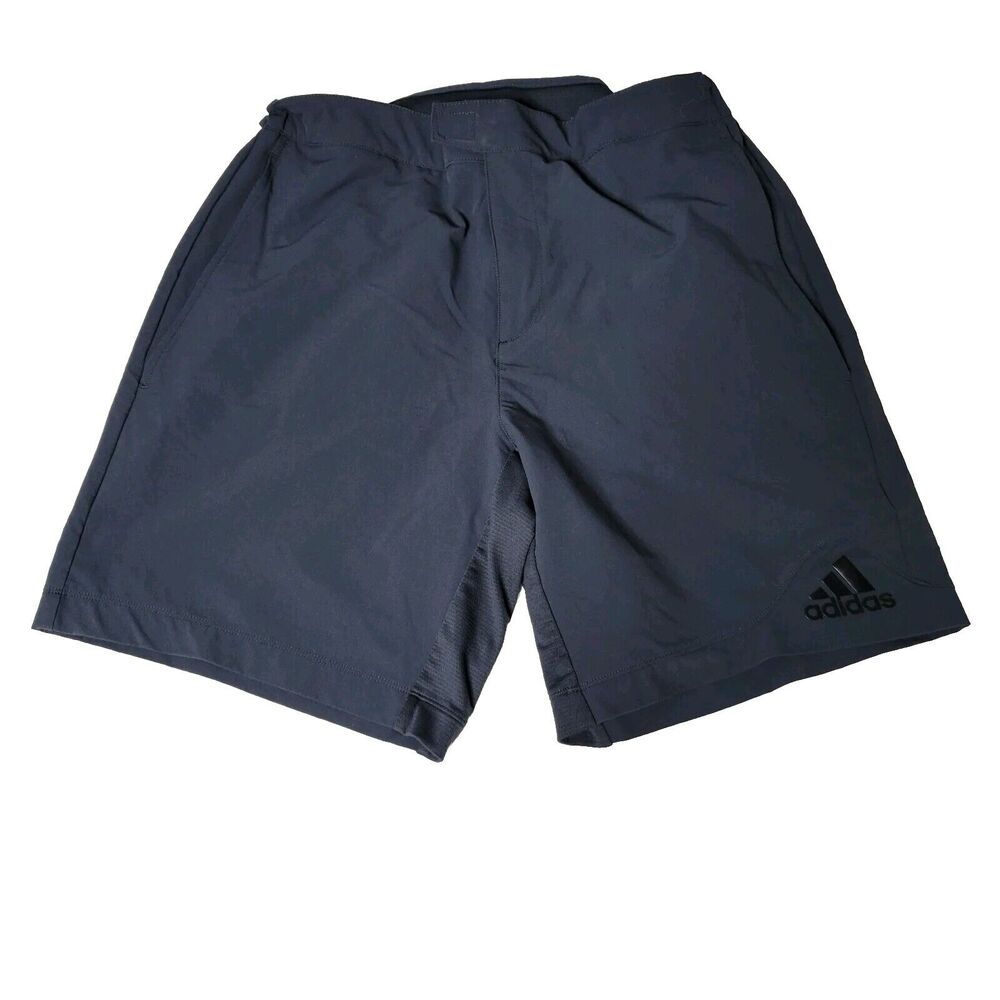 Adidas Shorts ClimaCool Grey Mens Athletic Pockets Running Crossfit Run Sz M Gym